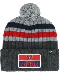'47 - Washington Capitals Stack Patch Cuffed Knit Hat - Lyst