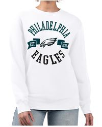 G-III 4Her by Carl Banks - Philadelphia Eagles Large Team Graphic Fleece Pullover Sweatshirt - Lyst