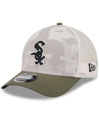 KTZ - Light Beige/olive Chicago White Sox 2025 Armed Forces Day 9forty M-crown A-frame Adjustable Hat - Lyst