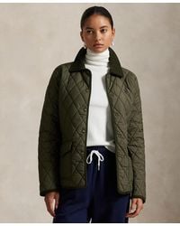 Polo Ralph Lauren - Corduroy-trim Quilted Barn Jacket - Lyst