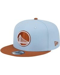 KTZ - /brown Golden State Warriors 2-tone Color Pack 9fifty Snapback Hat - Lyst