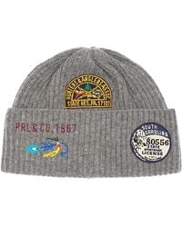 Polo Ralph Lauren - Patch Beanie Hat - Lyst