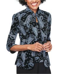 alex evenings tops macy's