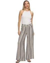 Sanctuary - Palm Cotton Wide-leg Pull-on Pants - Lyst