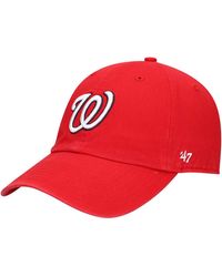 '47 - Washington Nationals Heritage Clean Up Adjustable Hat - Lyst