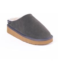 Minnetonka - Coze Around Clog Suede Slippers - Lyst
