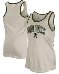 KTZ - Cream San Diego Padres Armed Forces Tank Top - Lyst
