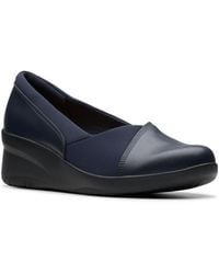 Clarks Collection Women s In Motion Rock Walking Shoes in Black Lyst
