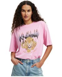 Cotton On - The Lcn Boxy Graphic Tee - Lyst