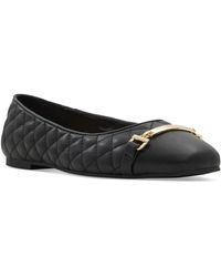 ALDO - Leanne Quilted Hardware Slip-on Flats - Lyst