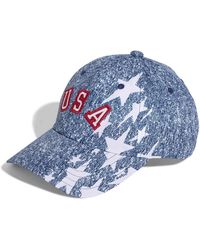 adidas - And Blue Usa Soccer 1994 Denim Graphic Adjustable Hat - Lyst