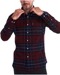 barbour flannel shirt sale