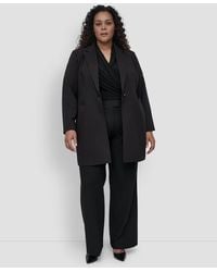 DKNY - Plus Size One-button Blazer - Lyst