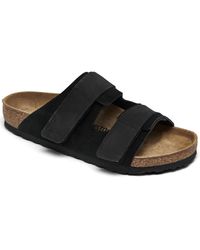 Birkenstock - Uji Nubuck Suede Leather Sandals From Finish Line - Lyst