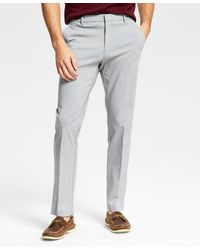 Tommy Hilfiger Modern-fit Th Flex Stretch Performance Plaid Pants in Blue  for Men | Lyst