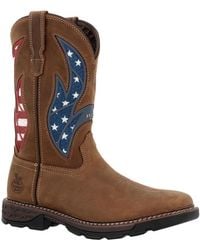 Georgia Boot - Carbo-tec Flx 11" Patriotic Alloy Toe Pull-on Work Boot - Lyst