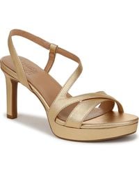 Naturalizer - Abby Open Square Toe Platform Dress Sandals - Lyst