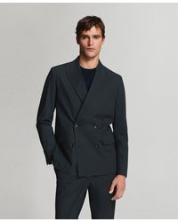 Mango - Boston Regular-fit Double-breasted Suit Blazer - Lyst