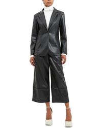 French Connection - Corlenda Faux-leather Blazer - Lyst