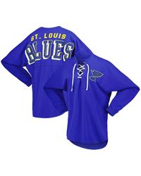 Fanatics Branded Dressing Gownrt Thomas Blue St. Louis Blues Home Breakaway  Player Jersey