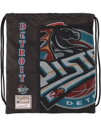 Mitchell & Ness - And Detroit Pistons Hardwood Classics Team Logo Cinch Bag - Lyst
