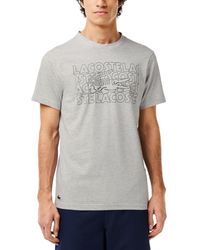 Lacoste - Classic Fit Short Sleeve Performance Graphic T-shirt - Lyst