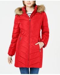 tommy hilfiger red parka