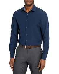 Con.struct - Slim-fit Solid Performance Stretch Cooling Comfort Dress Shirt - Lyst