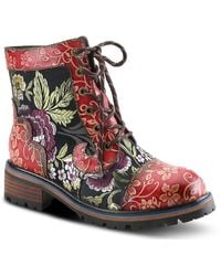 L'ARTISTE - Fantastic Leather Booties - Lyst