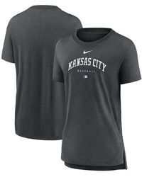 Nike - Heather Charcoal Philadelphia Phillies Authentic Collection Early Work Tri-blend T-shirt - Lyst