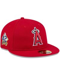 KTZ - Los Angeles Angels 2025 Jackie Robinson Day Retro Crown 59fifty Unstructu Fitted Hat - Lyst