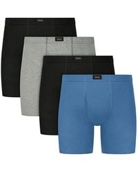 Hanes - Ultimate Solid Cotton Boxer Briefs - Lyst