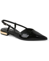BERNESS - Cass Patent Slingback Flats - Lyst