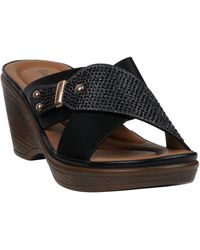 Gc Shoes - Ash Crisscross Wedge Sandals - Lyst