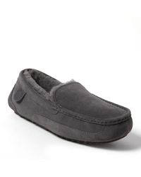 Dearfoams - Fireside By Melbourne Genuine Shearling Moccasin Slipper - Lyst
