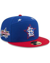 KTZ - Blue/red St. Louis Cardinals 2025 Mlb All-star Game Workout Side Patch 59fifty Fitted Hat - Lyst