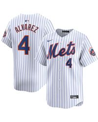 Nike - Francisco Alvarez New York Mets Home Limited Player Jersey - Lyst
