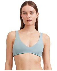 Gottex - Plus Size Solid V Neck Bikini Bra Swim Top - Lyst