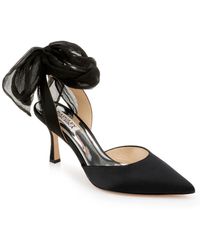 Badgley Mischka - Blaze Ankle Wrap Evening Pumps - Lyst