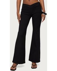 Edikted - Alyce Crossover Flared Pants - Lyst