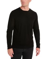 Kenneth Cole - Techni-cole Long-sleeve Pocket T-shirt - Lyst