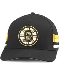 American Needle - Boston Bruins Hotfoot Stripes Trucker Adjustable Hat - Lyst