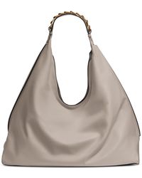 Donna Karan - Donna Karan Bellmore Extra Large Hobo With Bezel Strap - Lyst