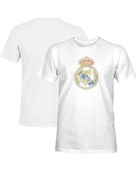 Screenprint Emblems 1863fc Real Madrid Emblem Heavyweight T-shirt in Black for Men | Lyst