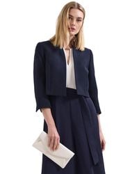 Phase Eight - Catherine Cropped 3/4 Sleeve Jacket - Lyst