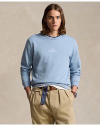 Polo Ralph Lauren - Embroidered-logo Double-knit Sweatshirt - Lyst