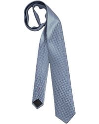 BOSS - Geometric Print Skinny Tie - Lyst