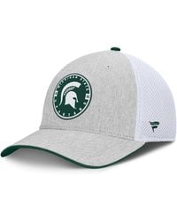 Fanatics - Heather Gray/white Michigan State Spartans trigger Flex Hat - Lyst