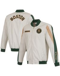 JH Design - Boston Celtics 2023/24 City Edition Nylon Full-zip Bomber Jacket - Lyst