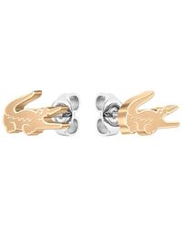 Lacoste - Crocodile Earring Studs - Lyst
